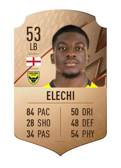 Michael Elechi Rare 53 OVR