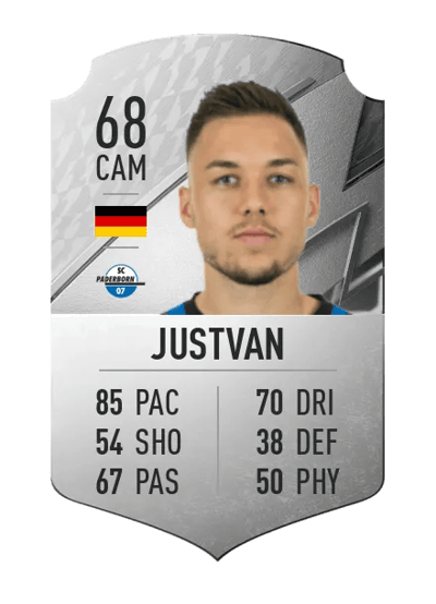 Julian Justvan Rare 68 OVR