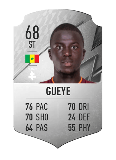 Lamine Gueye Rare 68 OVR
