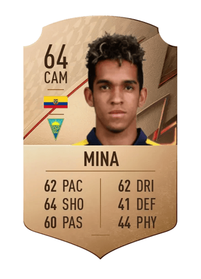 Johan Mina Rare 64 OVR