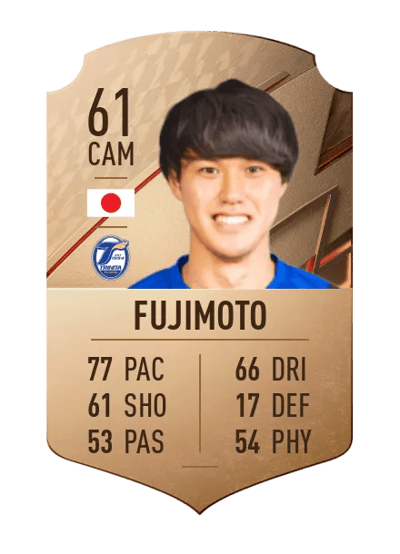 Kazuki Fujimoto Rare 61 OVR