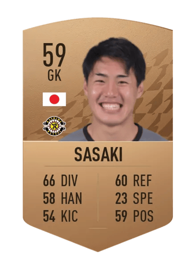 Masato Sasaki Common 59 OVR
