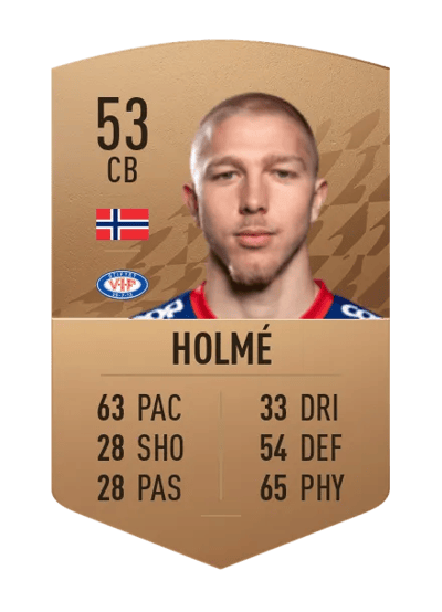 Fredrik Holmé Common 53 OVR