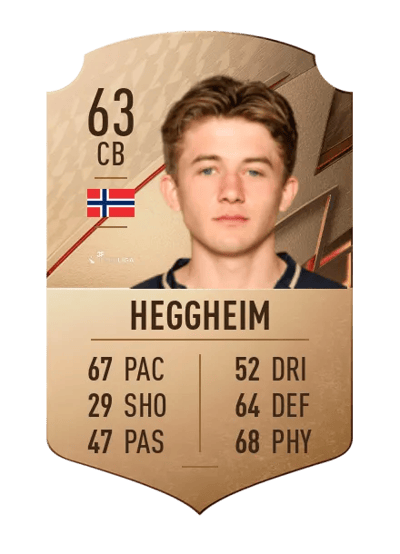 Henrik Heggheim Rare 63 OVR