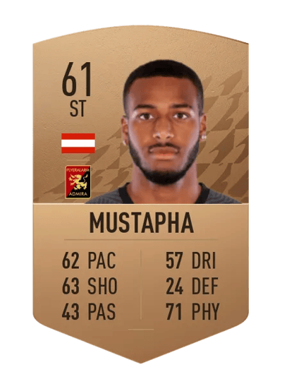 Marlon Suliman Mustapha Common 61 OVR