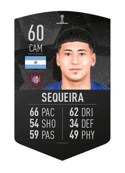 Luis Sequeira CONMEBOL SUDAMERICANA 60 OVR