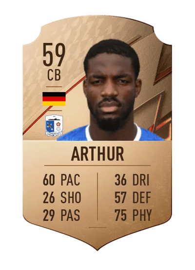 Festus Arthur Rare 59 OVR