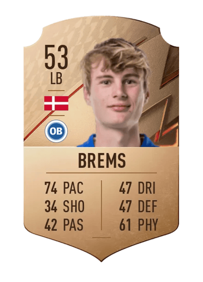 Mathias Brems Rare 53 OVR