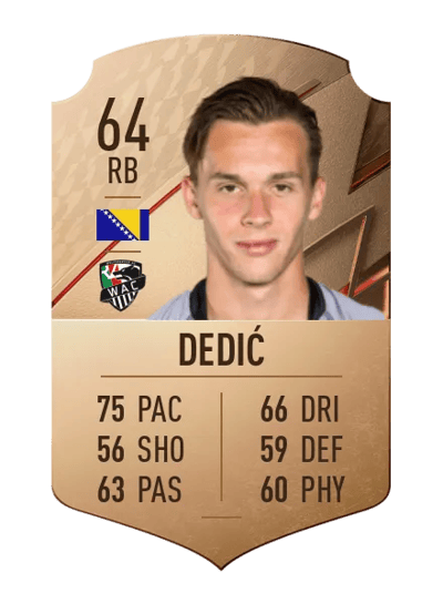 Amar Dedić Rare 64 OVR