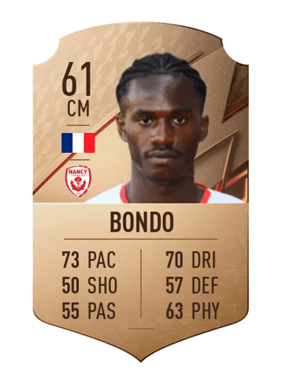 Warren Bondo Rare 61 OVR