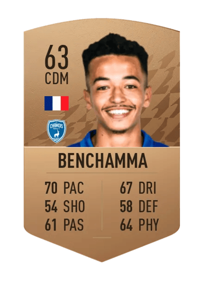 Samy Benchamma Common 63 OVR