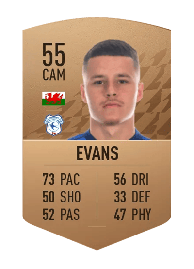 Kieron Evans Common 55 OVR