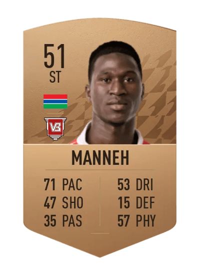 Foday Manneh Common 51 OVR