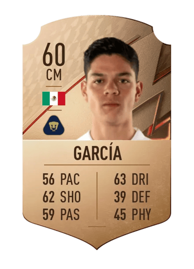 Amaury García Rare 60 OVR