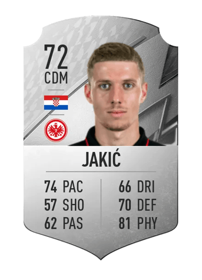 Kristijan Jakić Rare 72 OVR