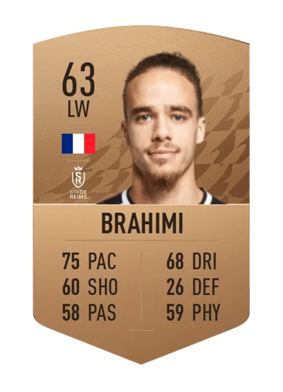 Billal Brahimi Common 63 OVR