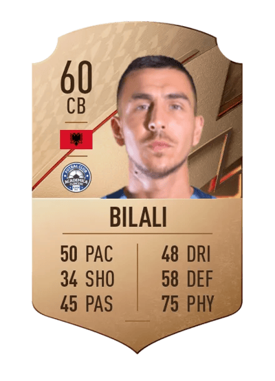 Amir Bilali Rare 60 OVR