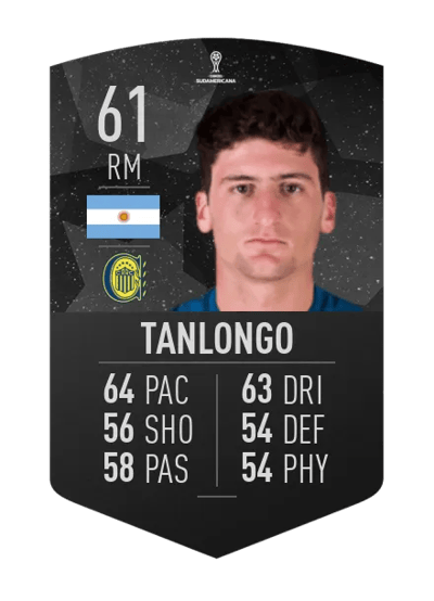 Mateo Tanlongo CONMEBOL SUDAMERICANA 61 OVR