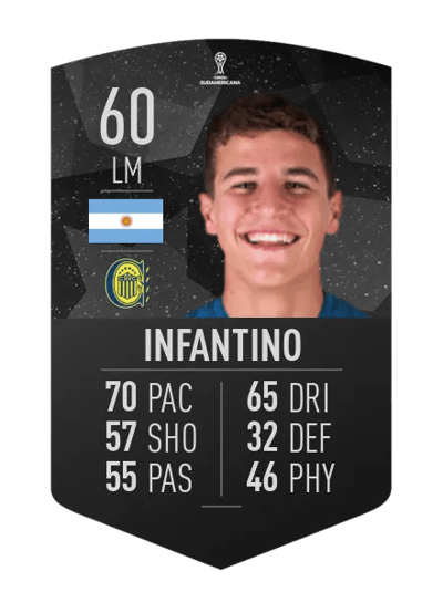 Gino Infantino CONMEBOL SUDAMERICANA 60 OVR
