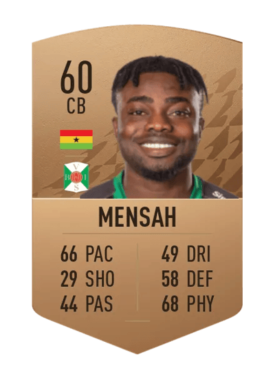 Gideon Mensah Common 60 OVR