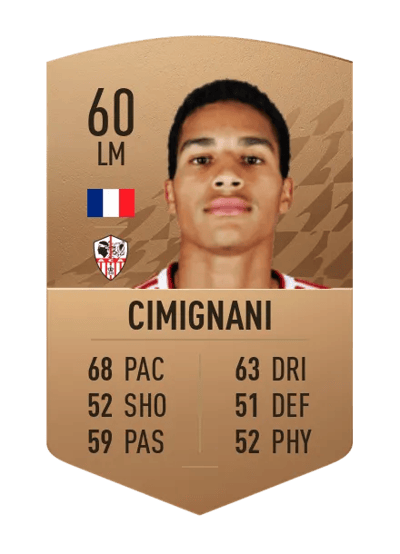 Yanis Cimignani Common 60 OVR