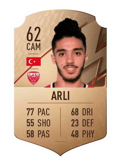 Amir Arli Rare 62 OVR