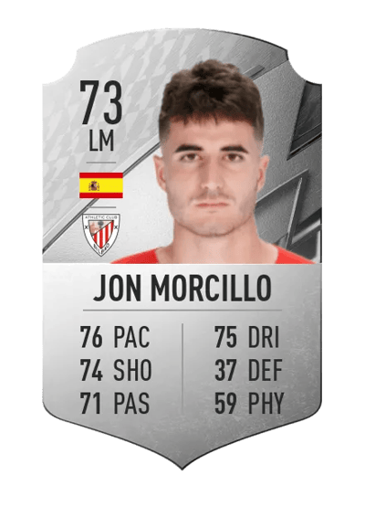 Jon Morcillo Rare 73 OVR