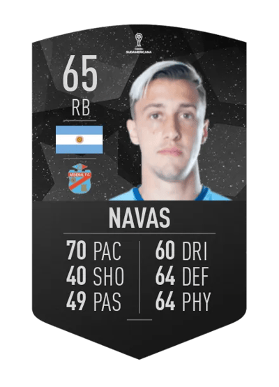 Julián Navas CONMEBOL SUDAMERICANA 65 OVR