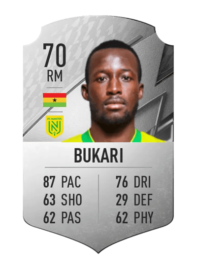 Osman Bukari Rare 70 OVR
