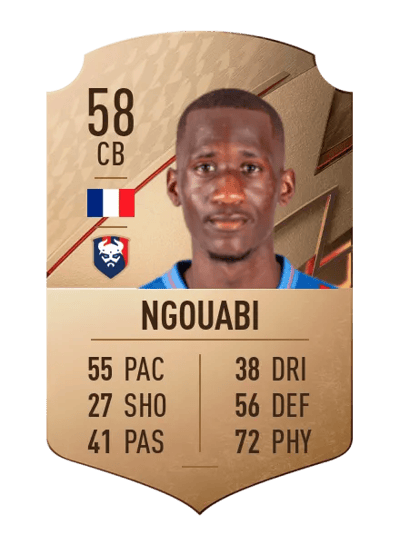 Jason Ngouabi Rare 58 OVR