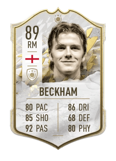 David Beckham Icon 89 OVR