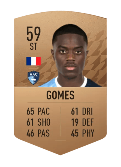 Ylan Gomes Common 59 OVR