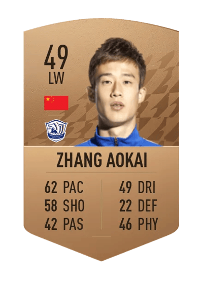 Zhang Aokai Common 49 OVR