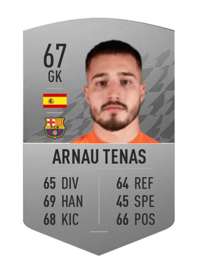 Arnau Tenas Common 67 OVR