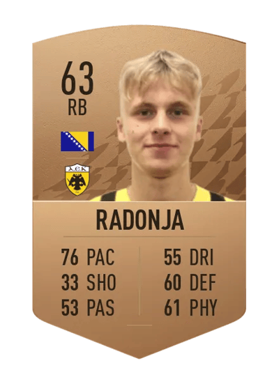 Vedad Radonja Common 63 OVR
