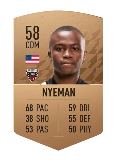 Moses Nyeman Common 58 OVR