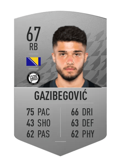 Jusuf Gazibegović Common 67 OVR