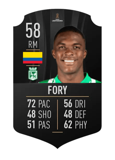 Jímer Fory CONMEBOL LIBERTADORES 58 OVR