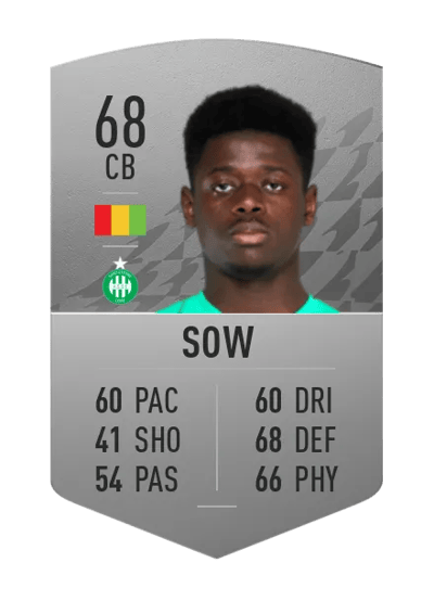 Saïdou Sow Common 68 OVR