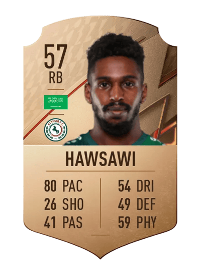 Sanousi Hawsawi Rare 57 OVR