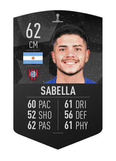 Alexis Sabella CONMEBOL SUDAMERICANA 62 OVR
