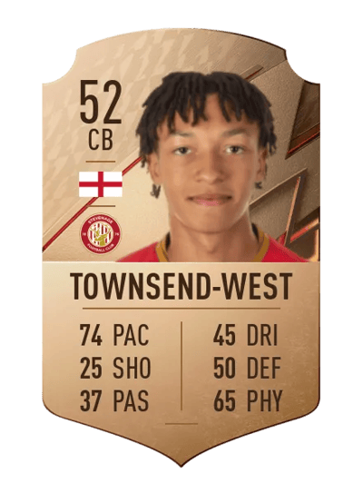 Mackye Townsend-West Rare 52 OVR