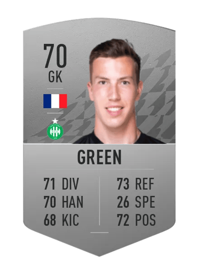 Etienne Green Common 70 OVR