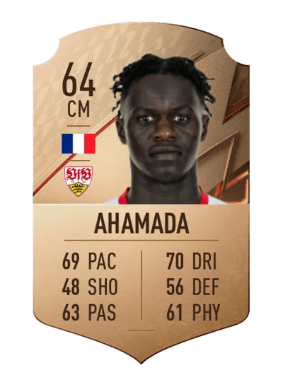 Naouirou Ahamada Rare 64 OVR