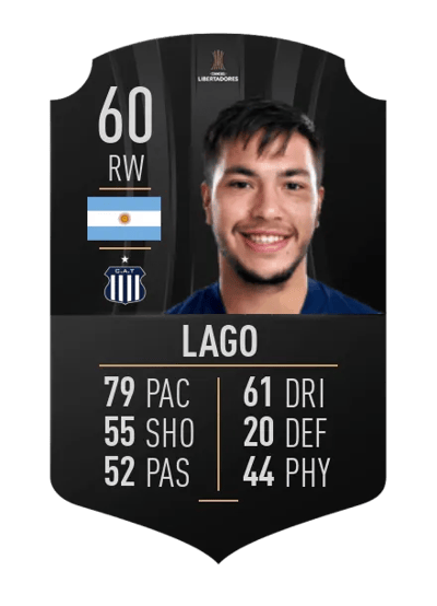 Ignacio Lago CONMEBOL LIBERTADORES 60 OVR