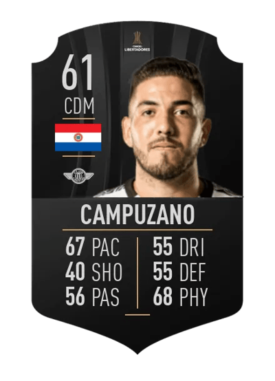 Álvaro Campuzano CONMEBOL LIBERTADORES 61 OVR