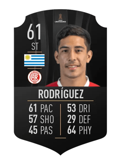 Salomón Rodríguez CONMEBOL LIBERTADORES 61 OVR