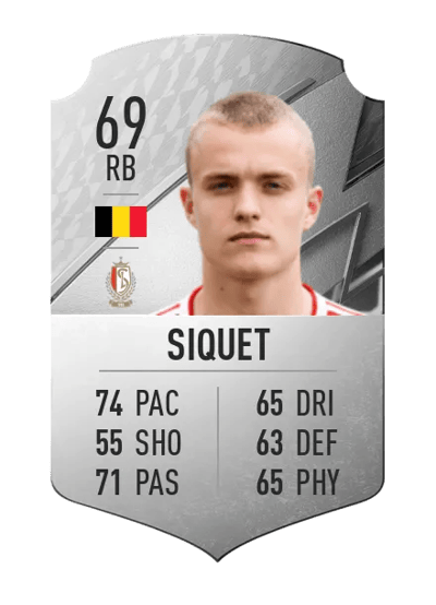 Hugo Siquet Rare 69 OVR