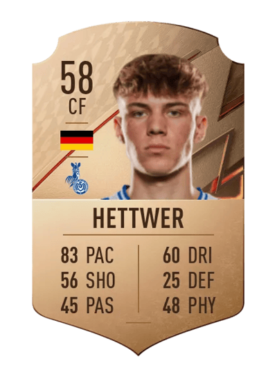 Julian Hettwer Rare 58 OVR