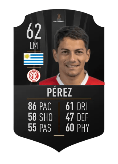 Franco Pérez CONMEBOL LIBERTADORES 62 OVR